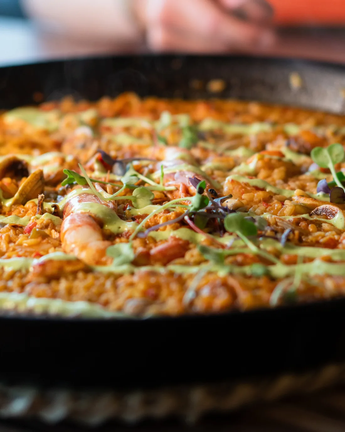 Paella, close up